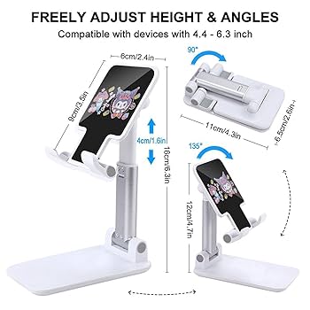 マイメロディLEDライトスタンドトキメキデスク) スマホスタンド