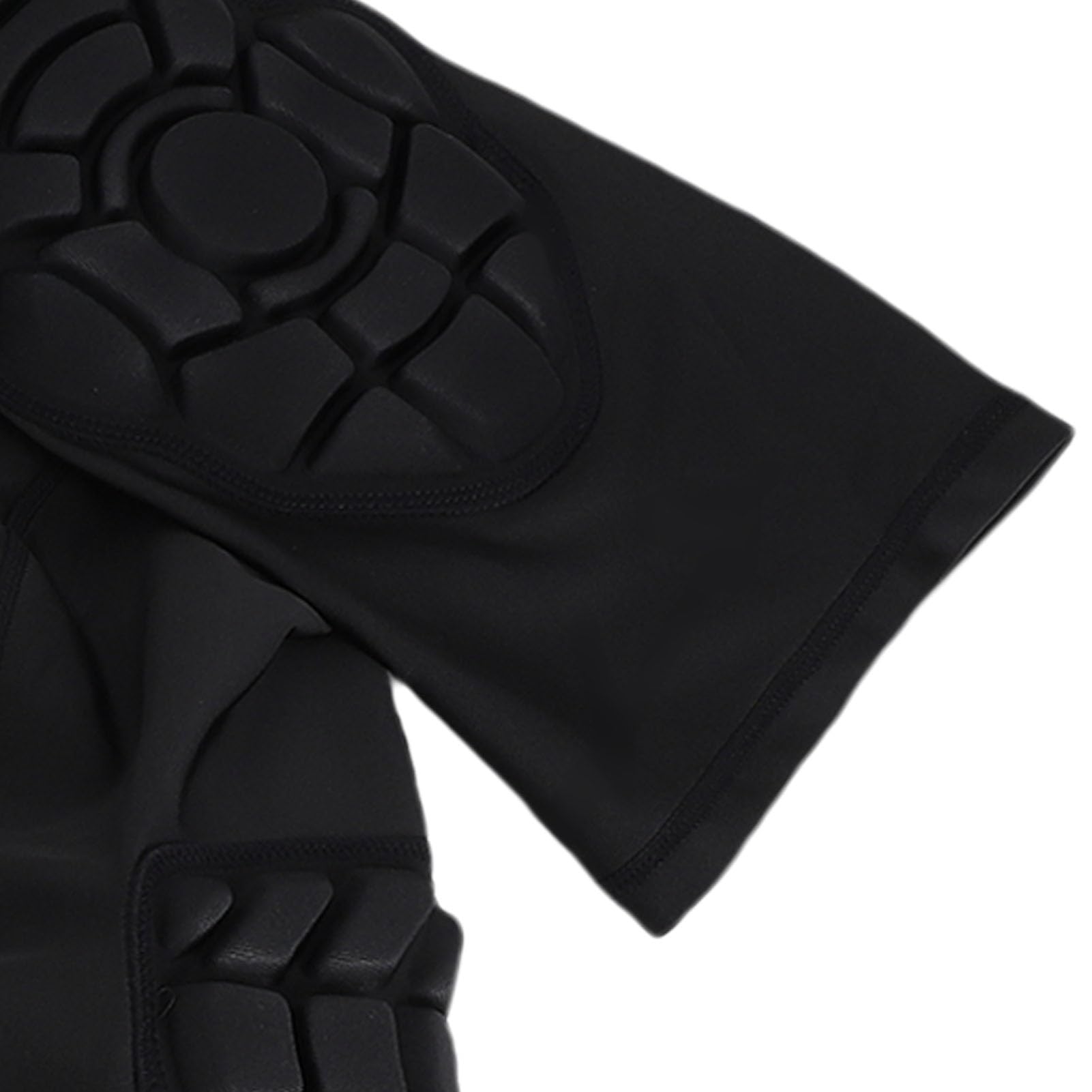 Sxhlseller Maglia da Calcio Imbottita, Maglia da Portiere con Imbottitura Protettiva in EVA e Design Traspirante a Nido d'Ape, Top a Compressione in Fibra di Poliuretano per Allenamento per Uomini