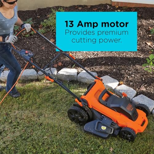 Image of Black & Decker Lawn Mower Lawn Corded 12Amp 20Inch Mm2000