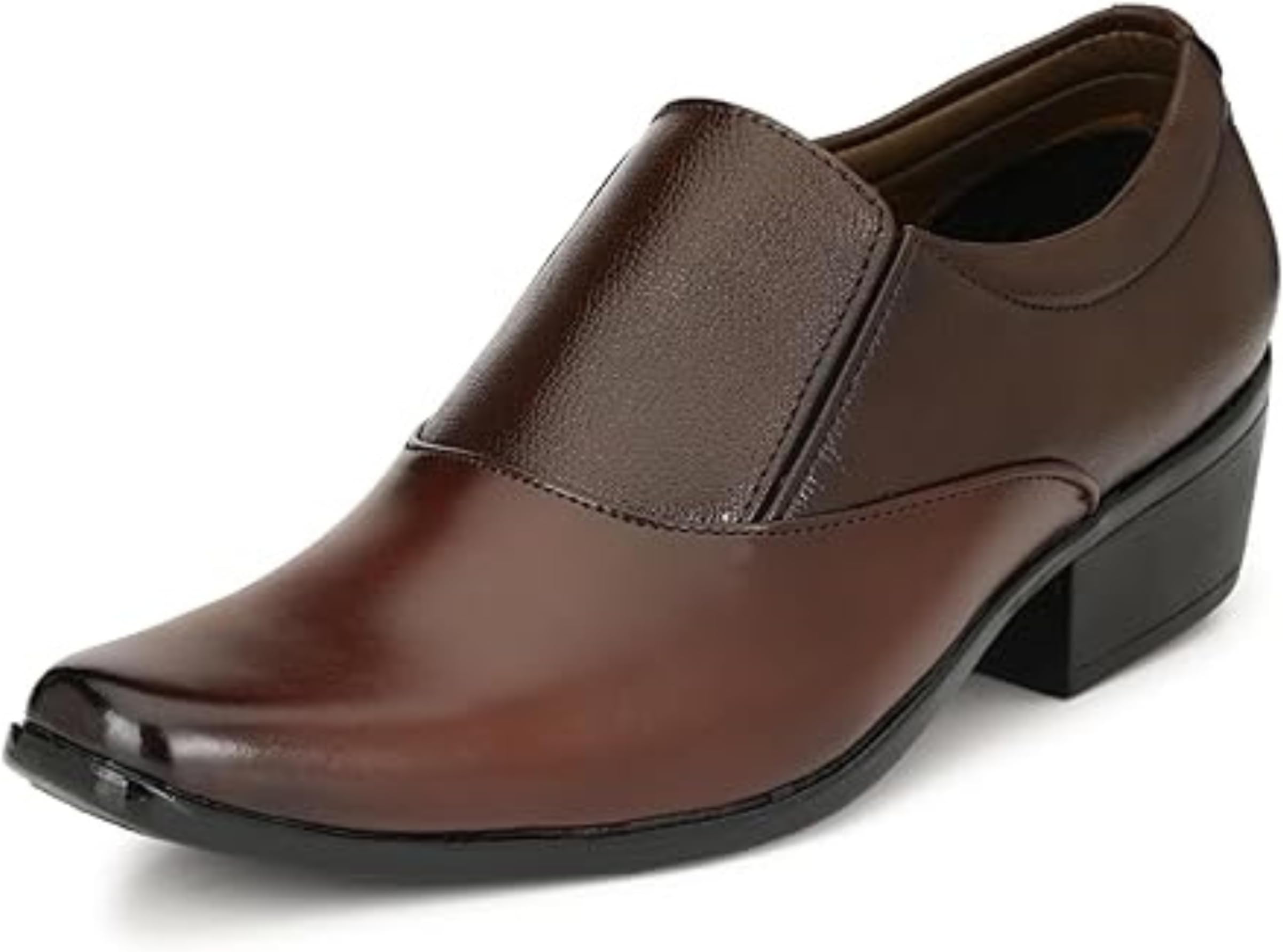 SIR CORBETT Men's Height Increasing Formal Shoes | Office Shoes | Moccasin | Heel Shoes