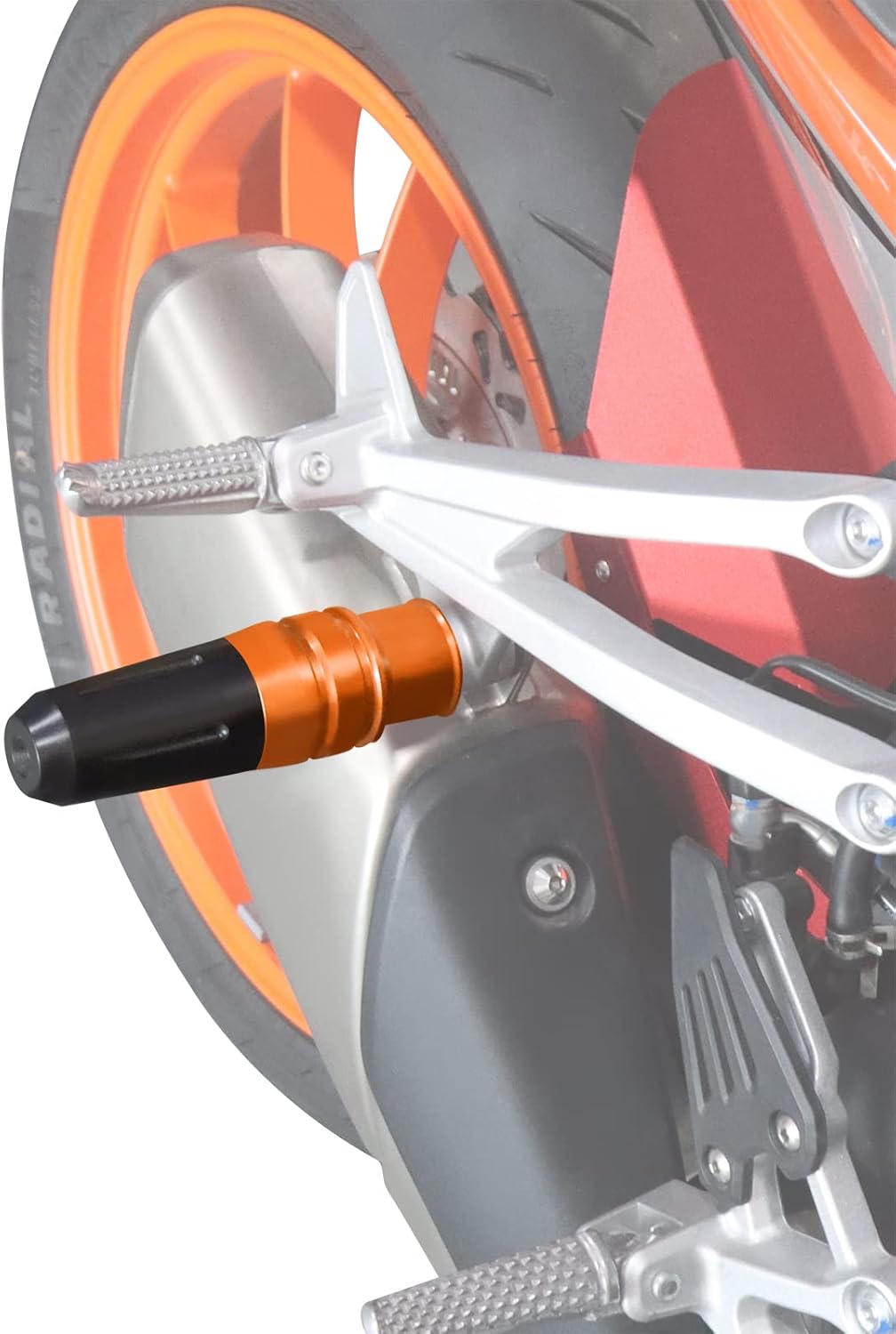Universal Rear Frame Sliders CNC Aluminum Compatible with Z900 Z650 Z900RS Ninja 400 650 1000 ZX10R ZX6R ZX12R Z800 Z750 Z125 Z400 Z300 Motorcycle Fairing Protection Crash Pad