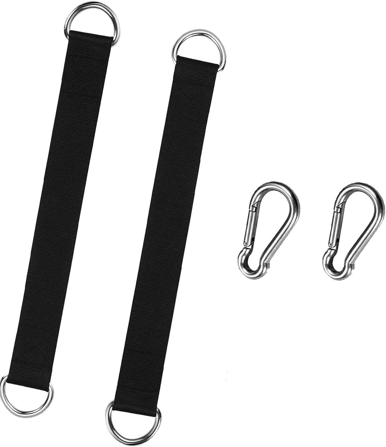 Dinetic 2 PCS Tree Swing Straps Tree Swing Hanging Kit,Cable Machine Attachment for Gym Multi-Training Bar ()-image-14