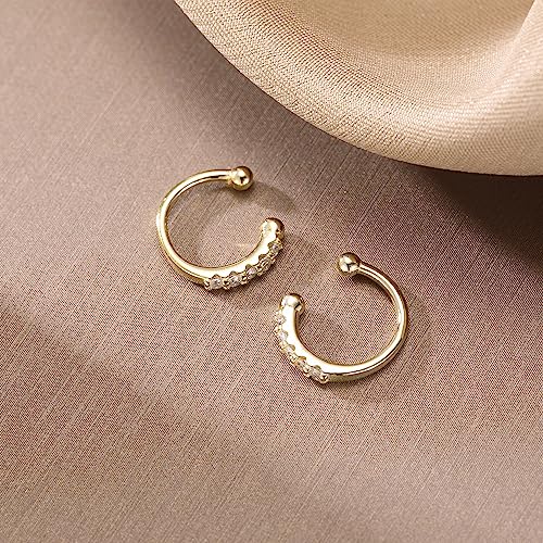 SLUYNZ Sterling Silver No Piercing Earrings Cuff for Women Cartilage Earrings Helix Earrings4