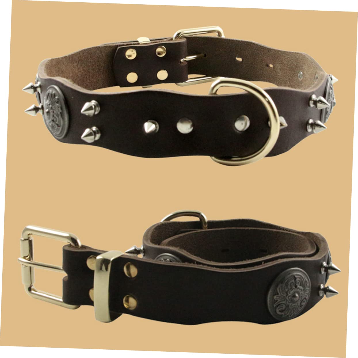 iplusmile Collier pour Chien PU Collier De Moyenne Et pour Chien Accessoires pour Animaux