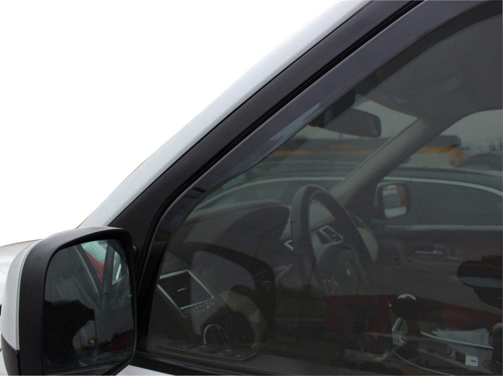 J&J AUTOMOTIVE Windabweiser passend für Land Rover Range Rover Sport 5-Türer 2005-2013 4tlg, Heko Regenabweiser Vorne Hinten Getönt Dunkel Passform