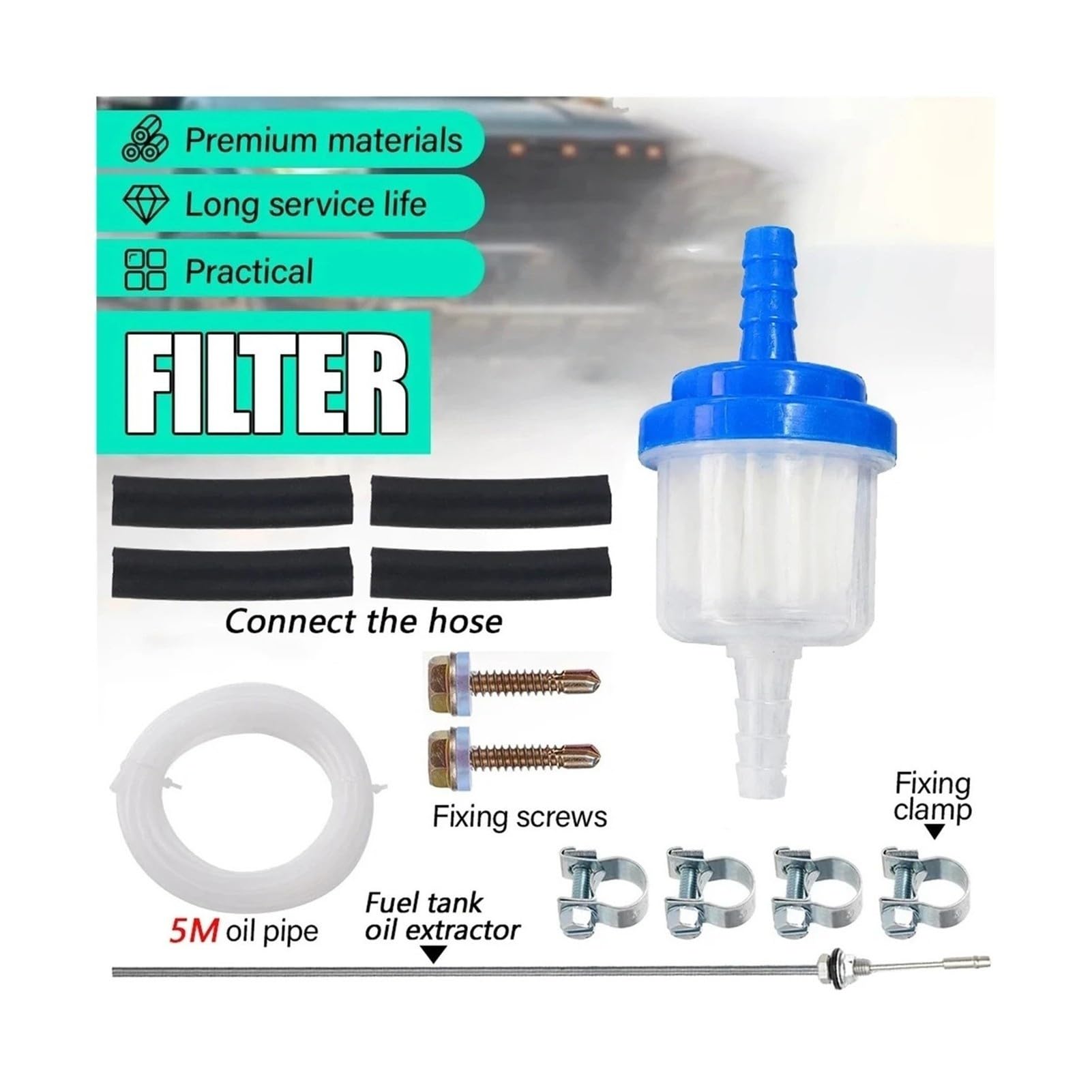 Kit de separador agua filtro combustible alta eficiencia con calentador for diésel apto for Webasto for radiador Eberspacher pieza repuesto automática(QYQ001-24)
