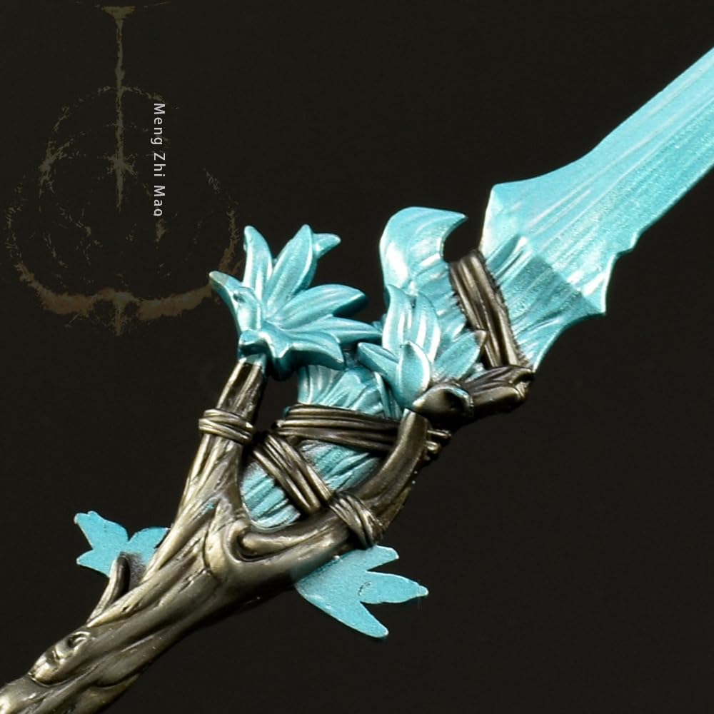 Maquetas de Videojuegos, Coleccionables de Metal 30 cm (11,8 Pulgadas) con Soporte exhibición. Decoración Escritorio temática for Gamers