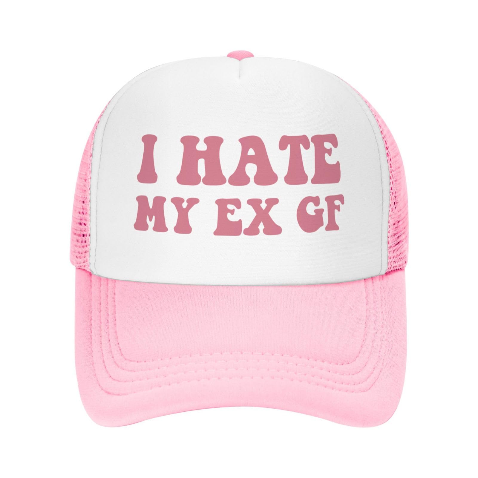 Put It On My Boyfriends Tab Trucker Hats for Women Pink Men Humor Gift Pink Hats for Men