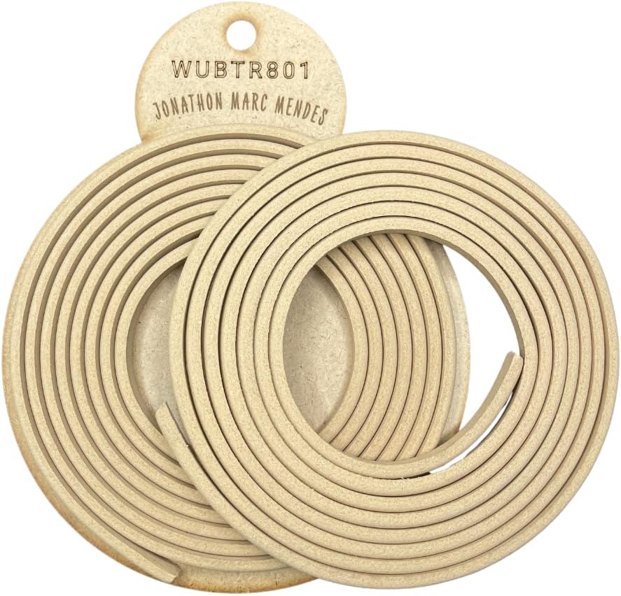 WoodUBend TR801 Pack of Two Trims 215×0.5cm Curated by Jonathon Marc Mendes Heat Bendable & Flexible Wood Trims - DIY Craft, Furniture & Home - Easy to Apply & Paint - Versatile, Reusable & Durable