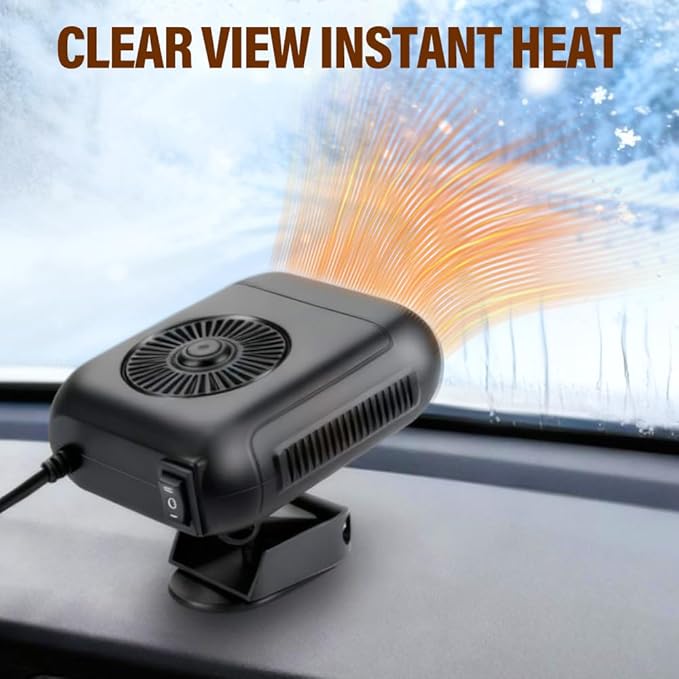 Calefactor Eléctrico Portátil 12V para Auto con Ventilador miniatura 5