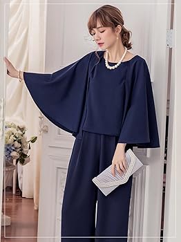 Amazon | CNYYDS-パーティードレス パンツドレス 結婚式 大きい