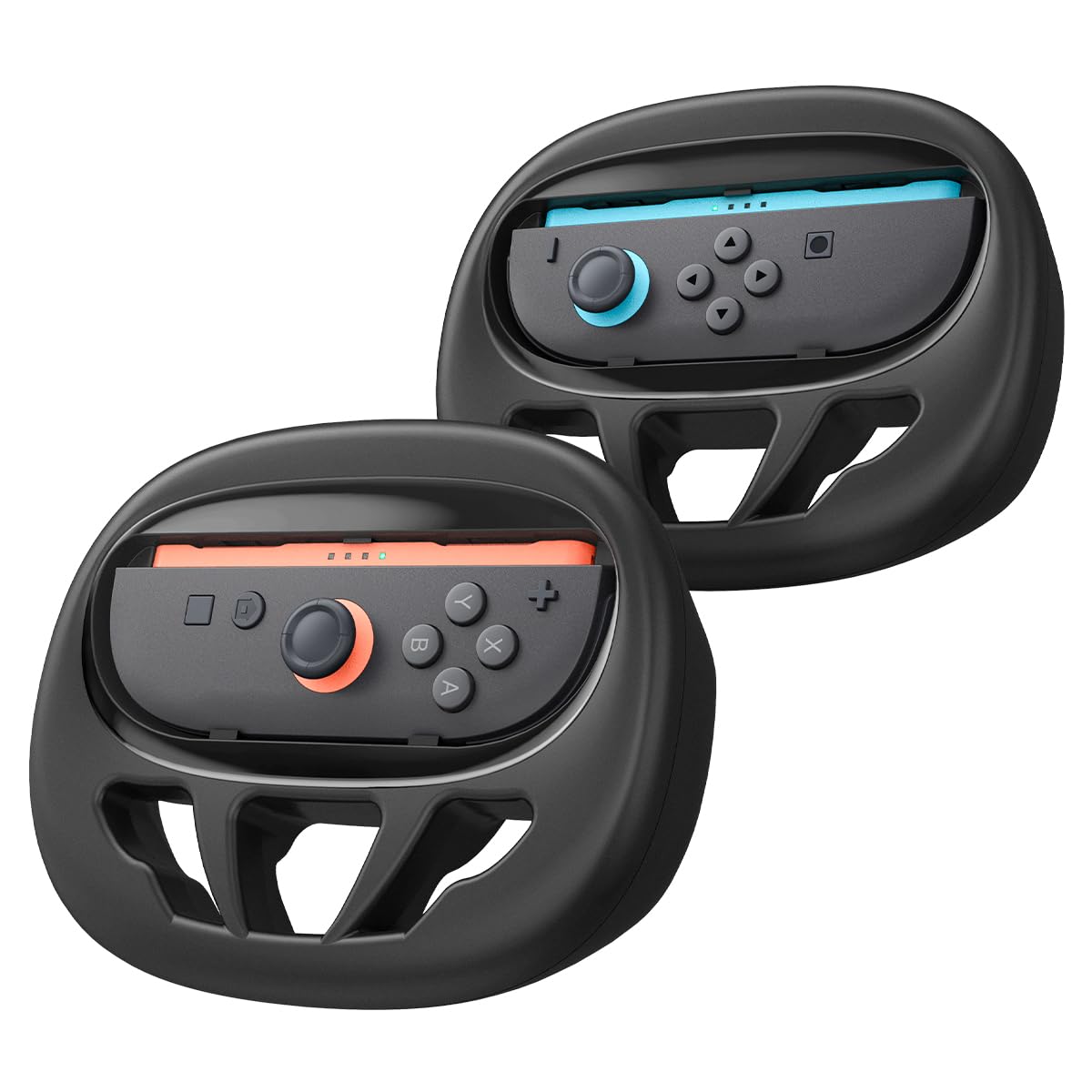 Spigen Volante Joycon 2 Controller Handle NS101 Compatible con Nintendo Switch 2 Joy-con (2025), Volante Joy-Con para Switch 2 - Negro