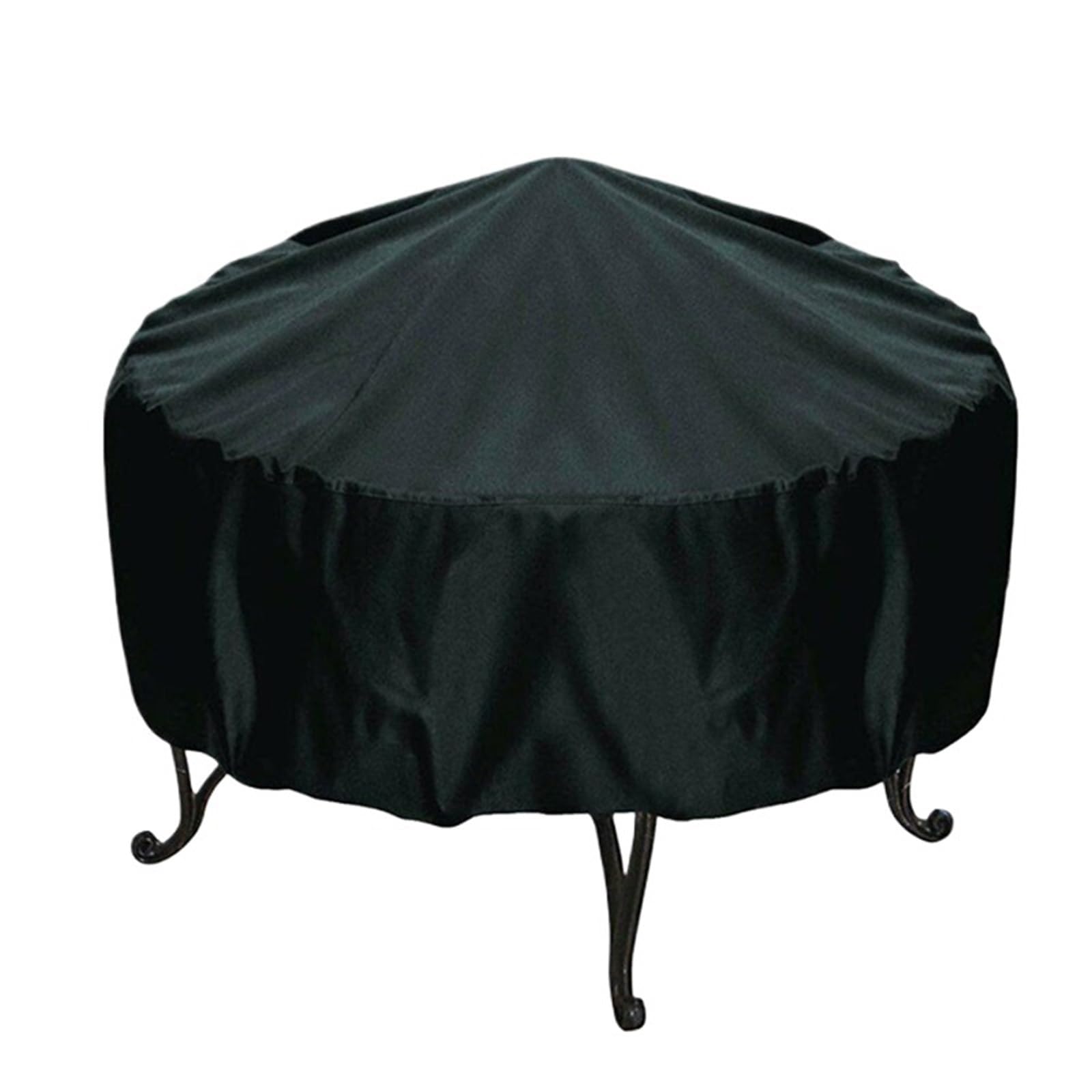 Enxjire One Color Outdoor Heater Cover Round Fire Pit Cover For Brazier Stoves, Waterproof & Windproof Sun-Resistant Shield(92X30cm)
