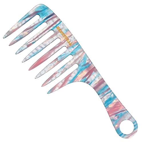 MANETURAL D1 Wide Tooth Handle Comb