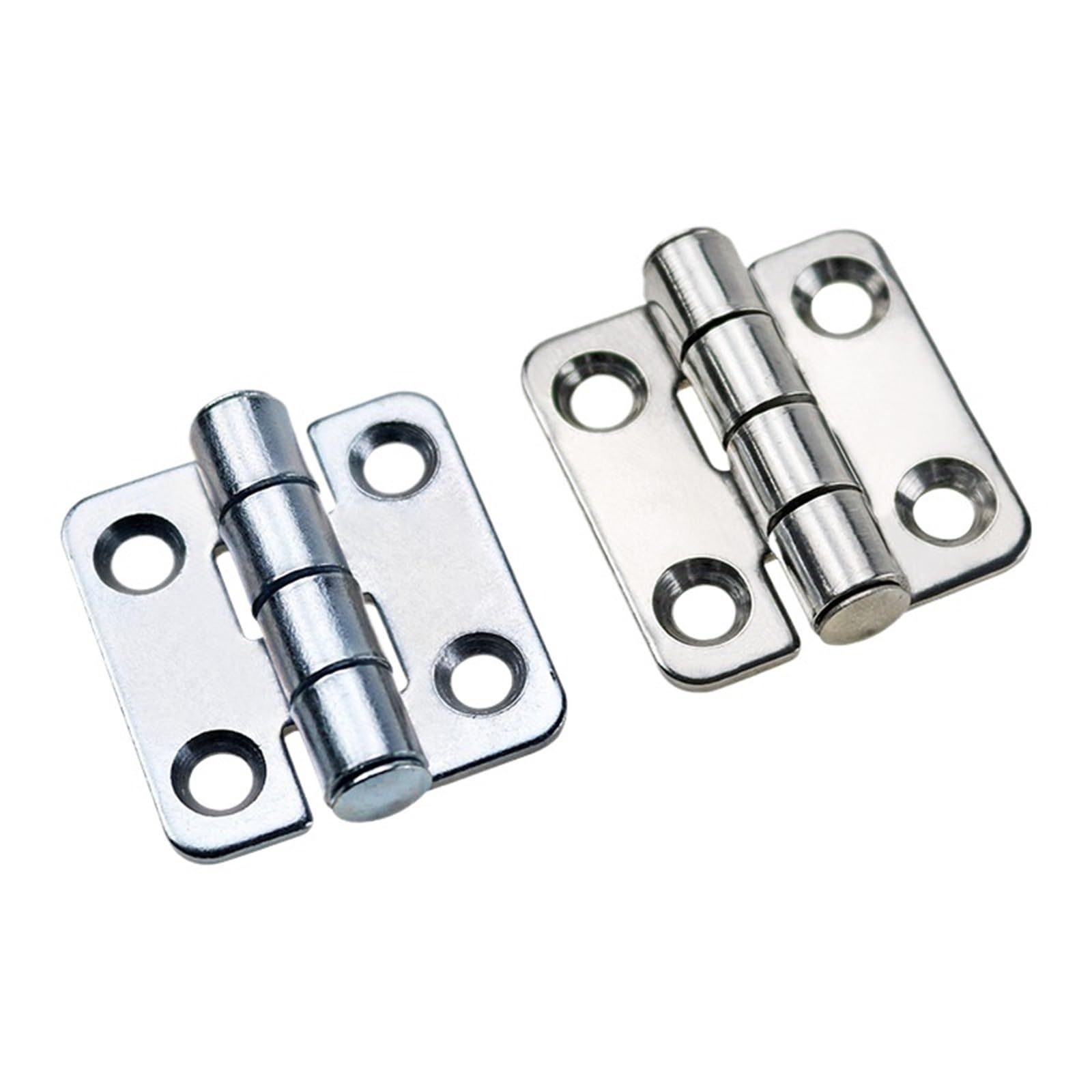 Flat Folding Hinge 304 Stainless Steel Or Iron Mechanical Equipment Distribution Cabinets 1Pcs(Iron)