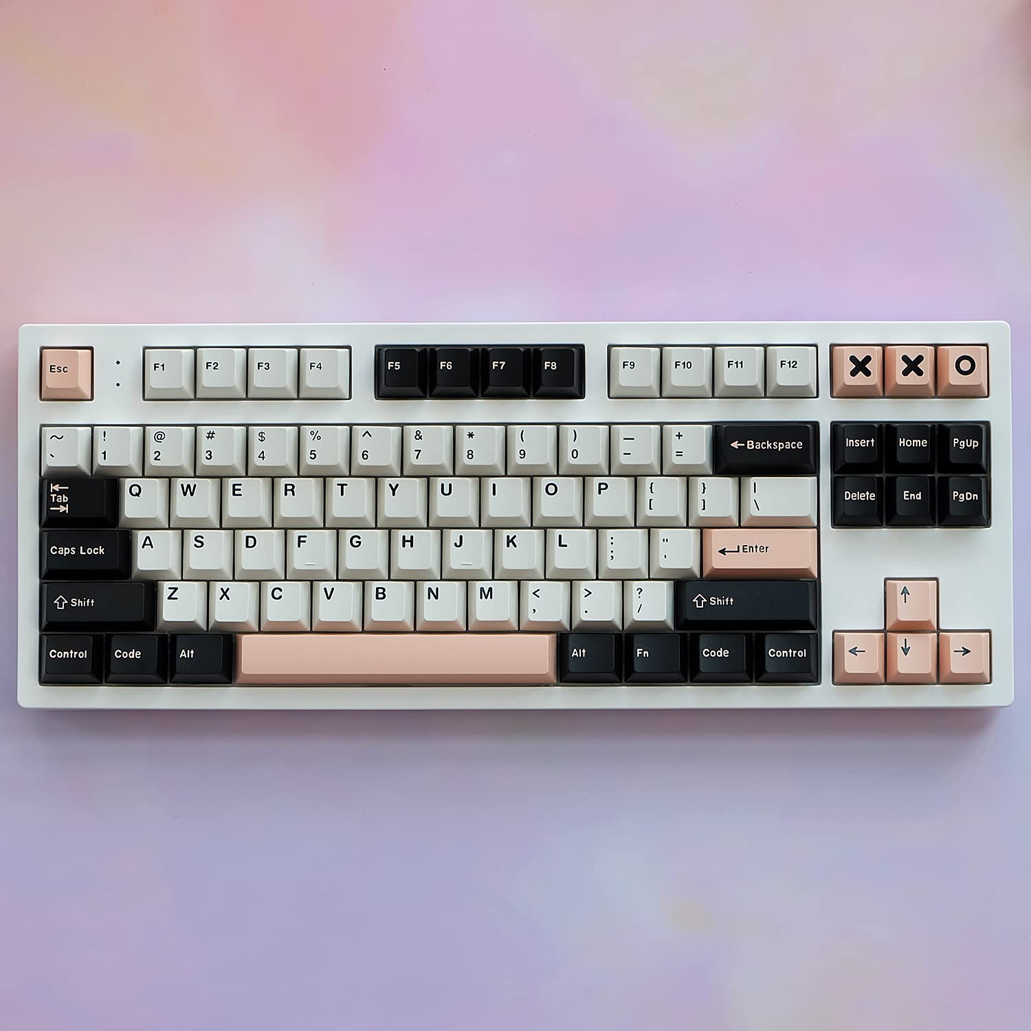 Vanilla.Z Olivia Keycaps 171 Keys ABS Doubleshot Keycap Cherry Profile Olivia Keycaps for Cherry Gat