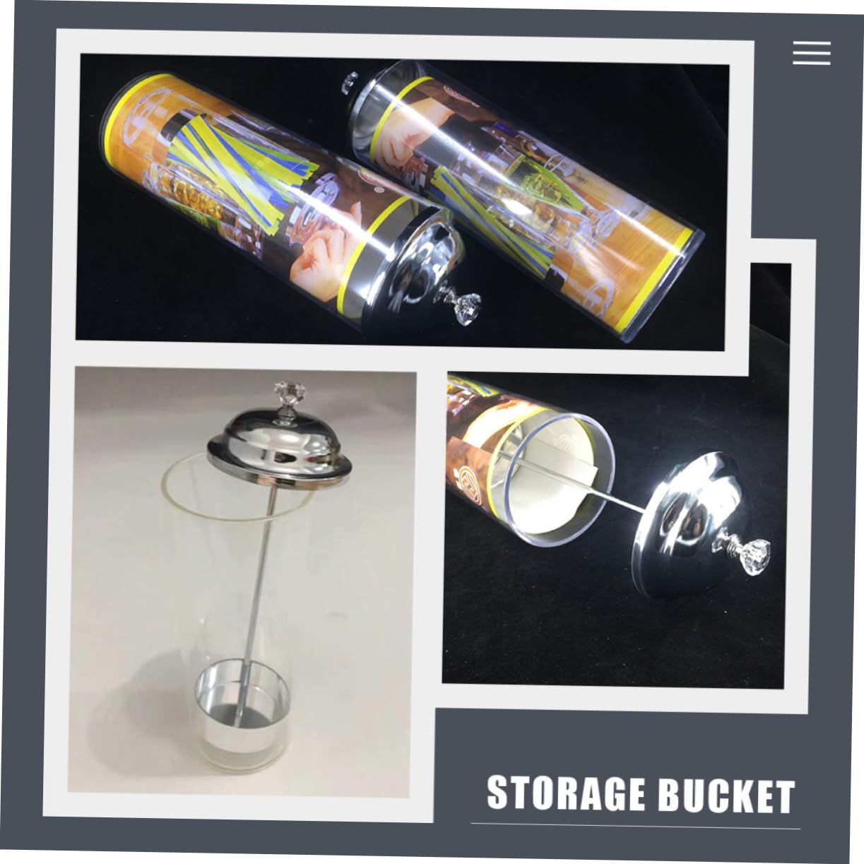 BEBEMOKO Multi-use Straw Dispenser Holder for Kitchen Utensils Makeup Brushes Chopsticks Storage Container for Home Hotel Tea Shop Easy to Clean Organize