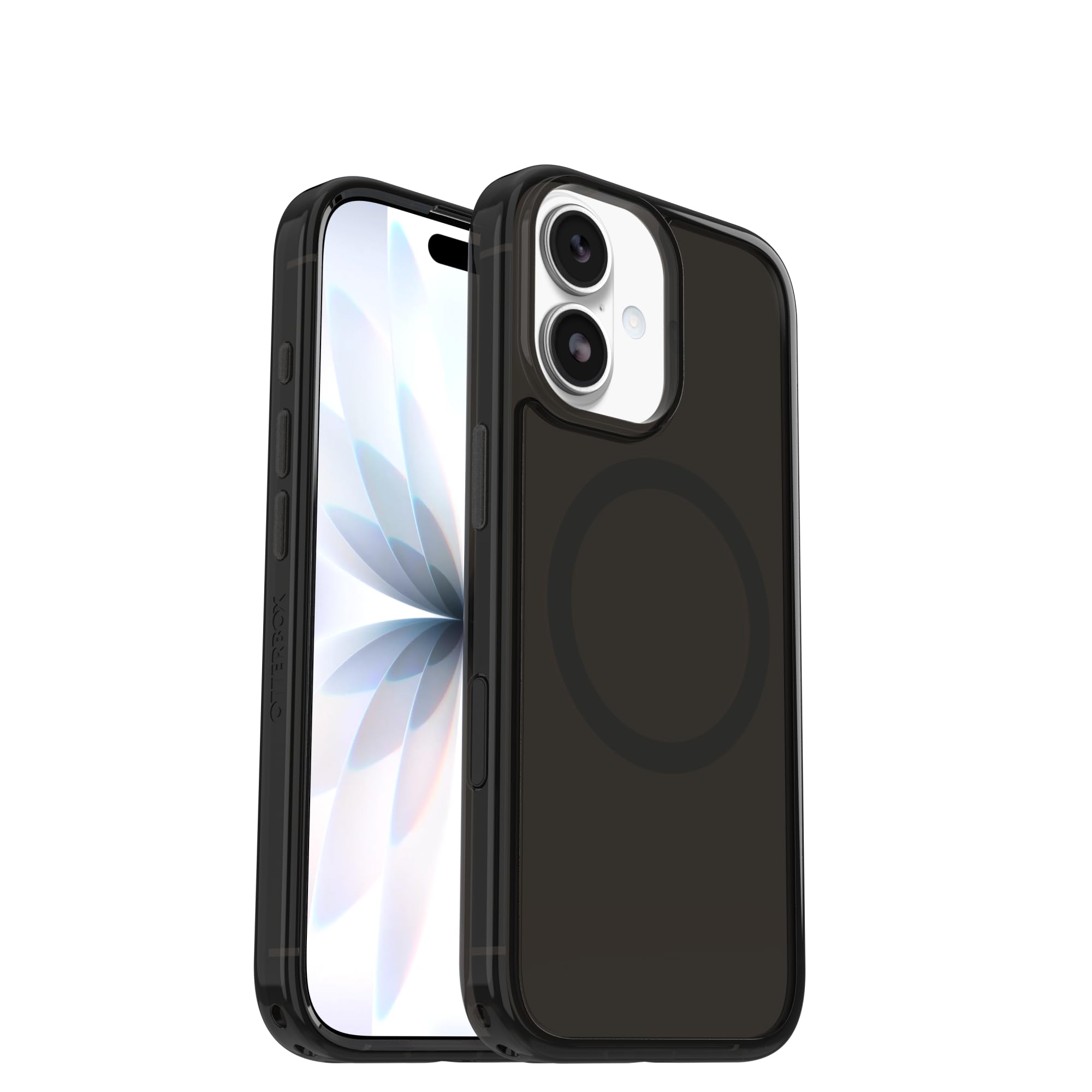 OtterBox Funda Transparente para iPhone 17 Symmetry Series - Black Mist - Funda de Silicona Ultrafina y Elegante para iPhone