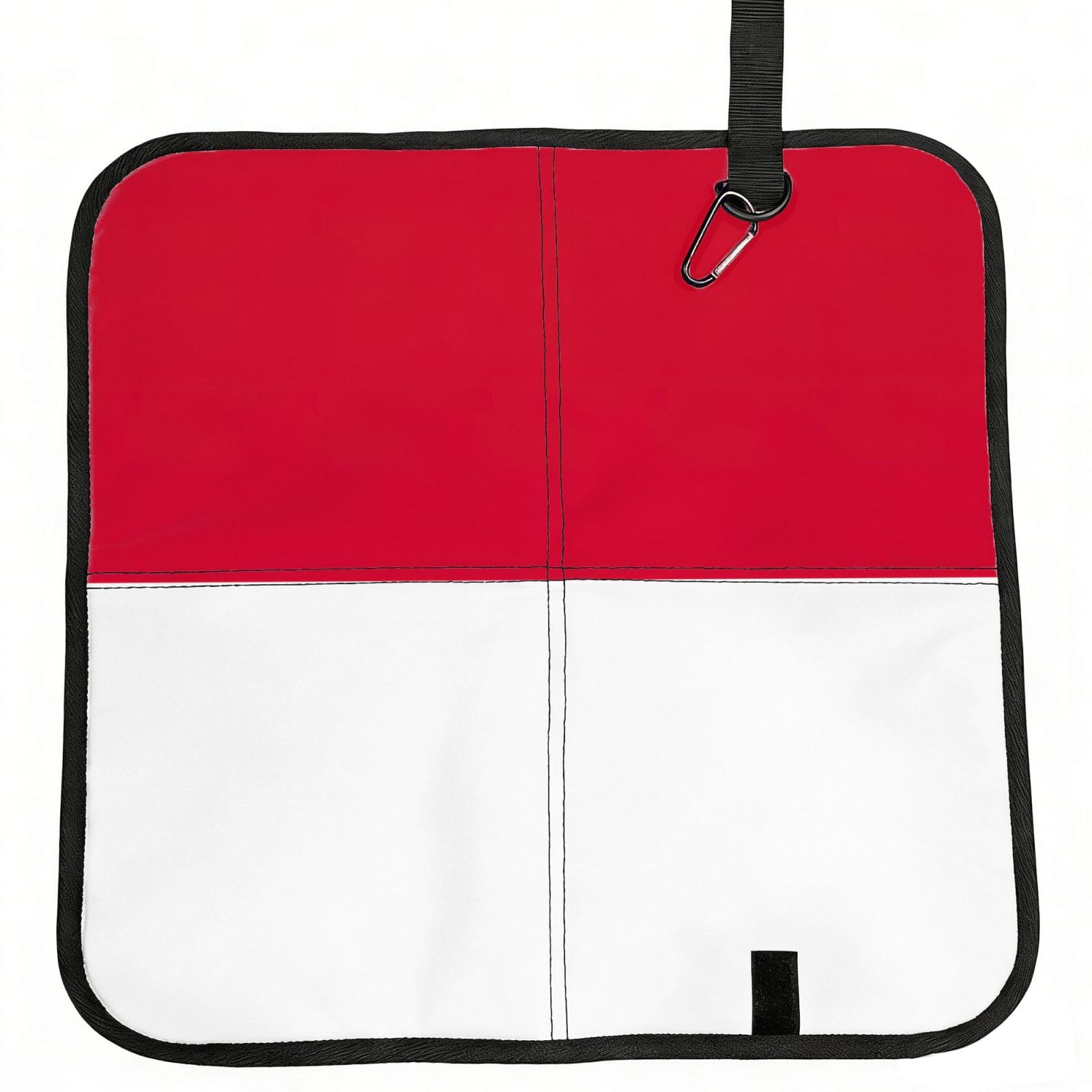 bghdfa Flag Of Monaco Print Outdoor Sitting Mat Waterproof Oxford Cloth Seat Cushion Folding Foam Camping Seat For Picnic