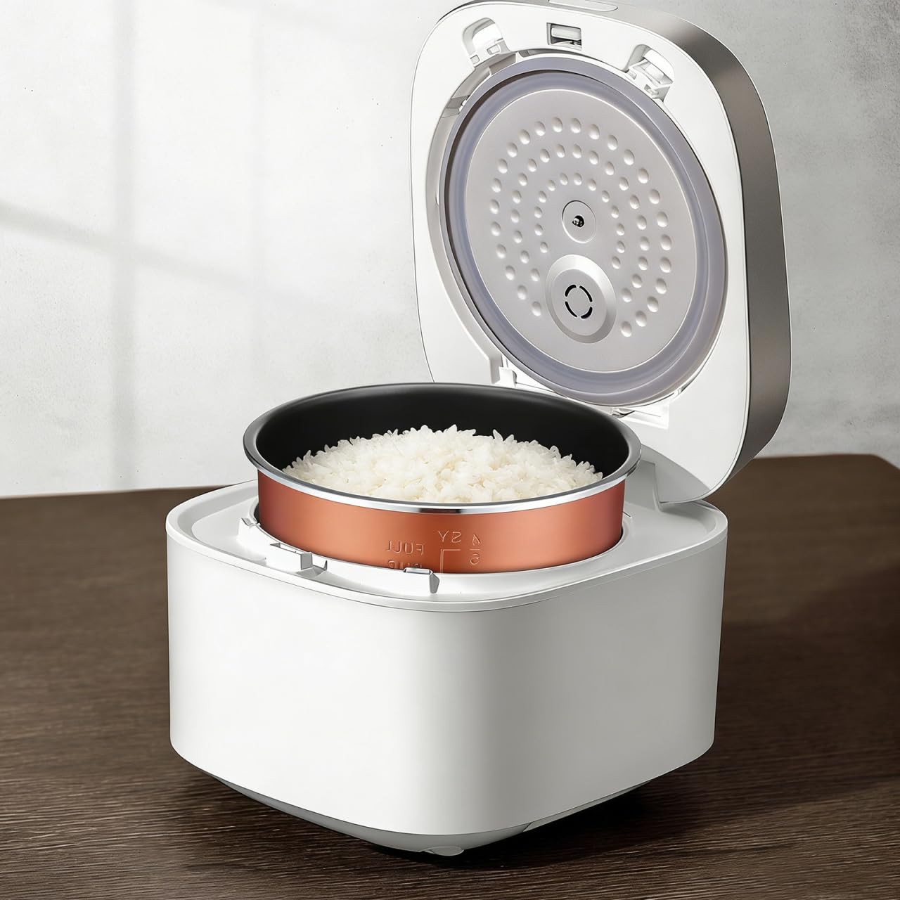 Sewroro Autocuiseur électrique de 5 L - Pot intérieur anti-adhésif en alliage d'aluminium - Bol de cuisson de rechange pour cuiseur à riz et préparation de repas polyvalente