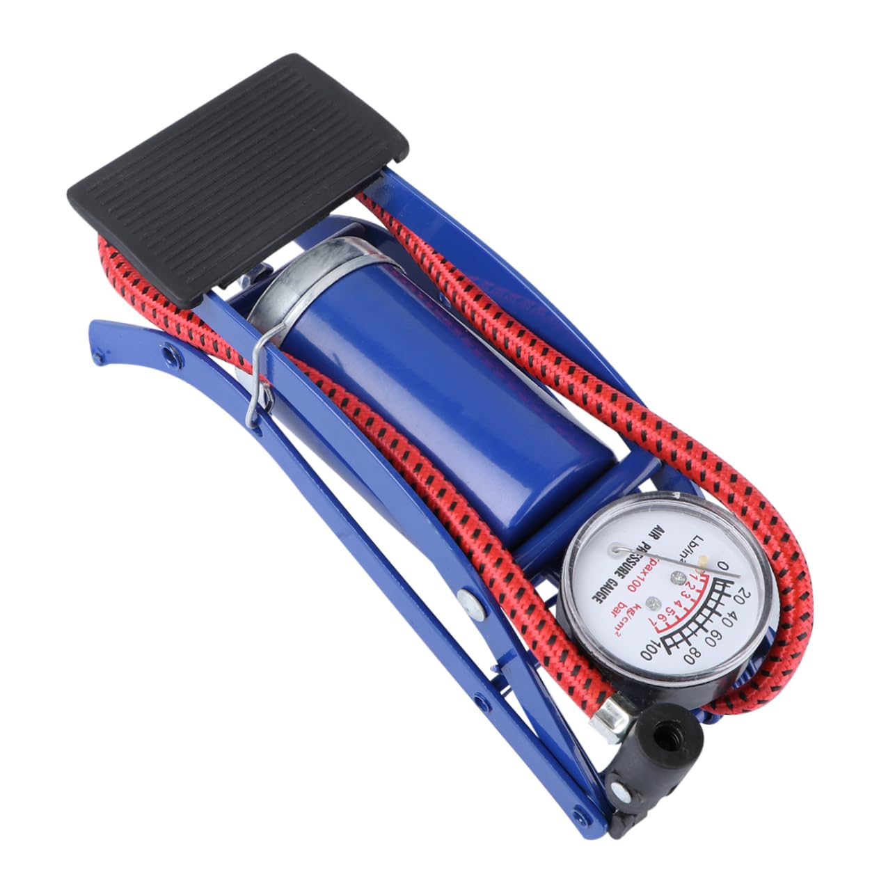 BCOATH 1Pc Portable High Pressure Tire Pump for Bikes Compact Foot Inflator with Pressure Gauge Lightweight Design for Cars and Bicycles Easy to Use and Transport