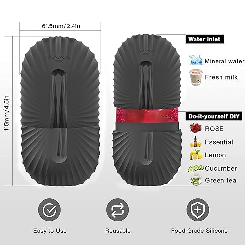 Miniatura 7 de GISUREY Rodillo facial de hielo, rodillo de hielo para cara y ojos, rodillo de hielo de belleza facial, herramientas para el cuidado de la piel,