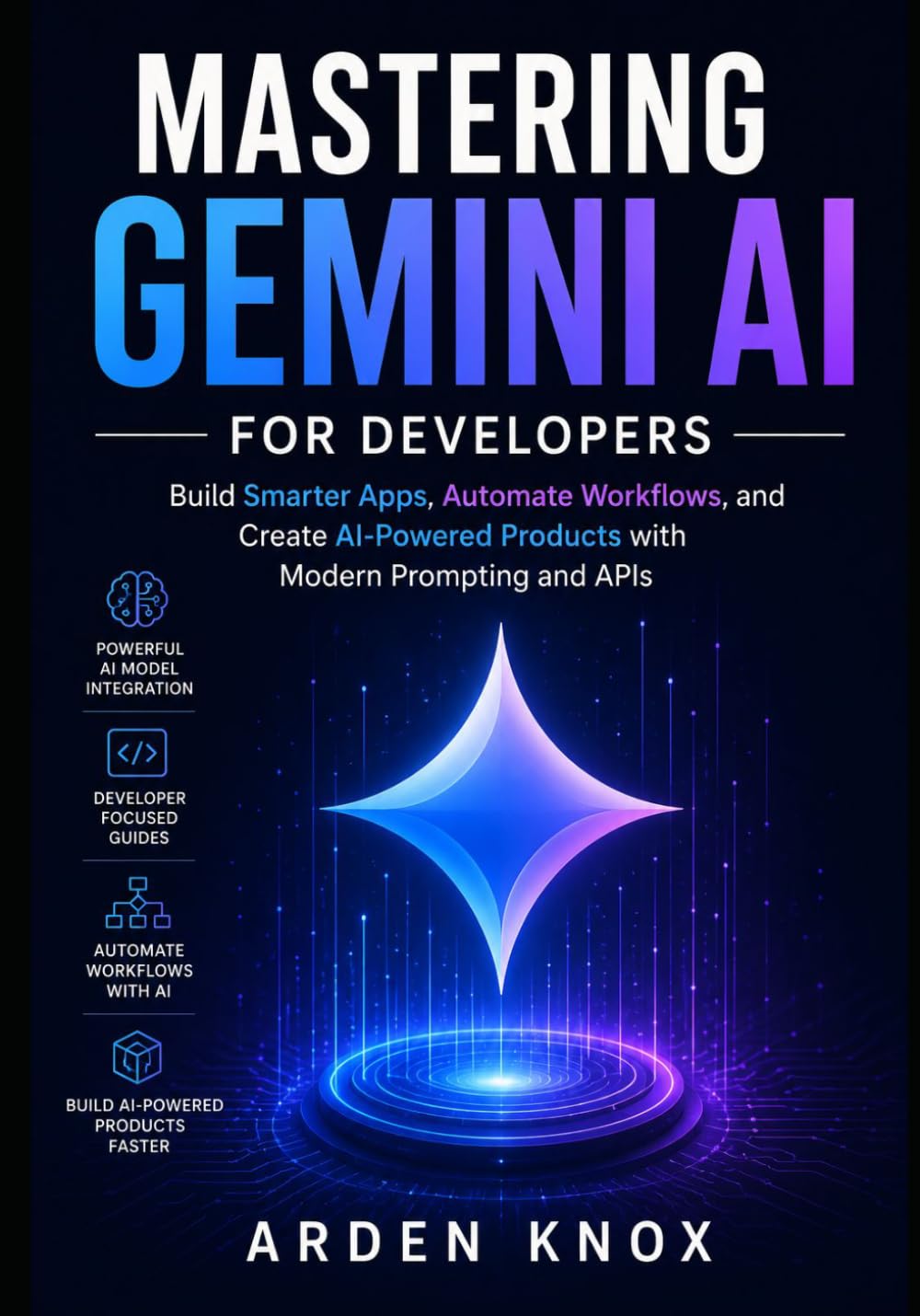 MASTERING GEMINI AI FOR DEVELOPERS: Build Smarter Apps, Automate Workflows, and Create AI-Powered Products with Modern Prompting and APIs