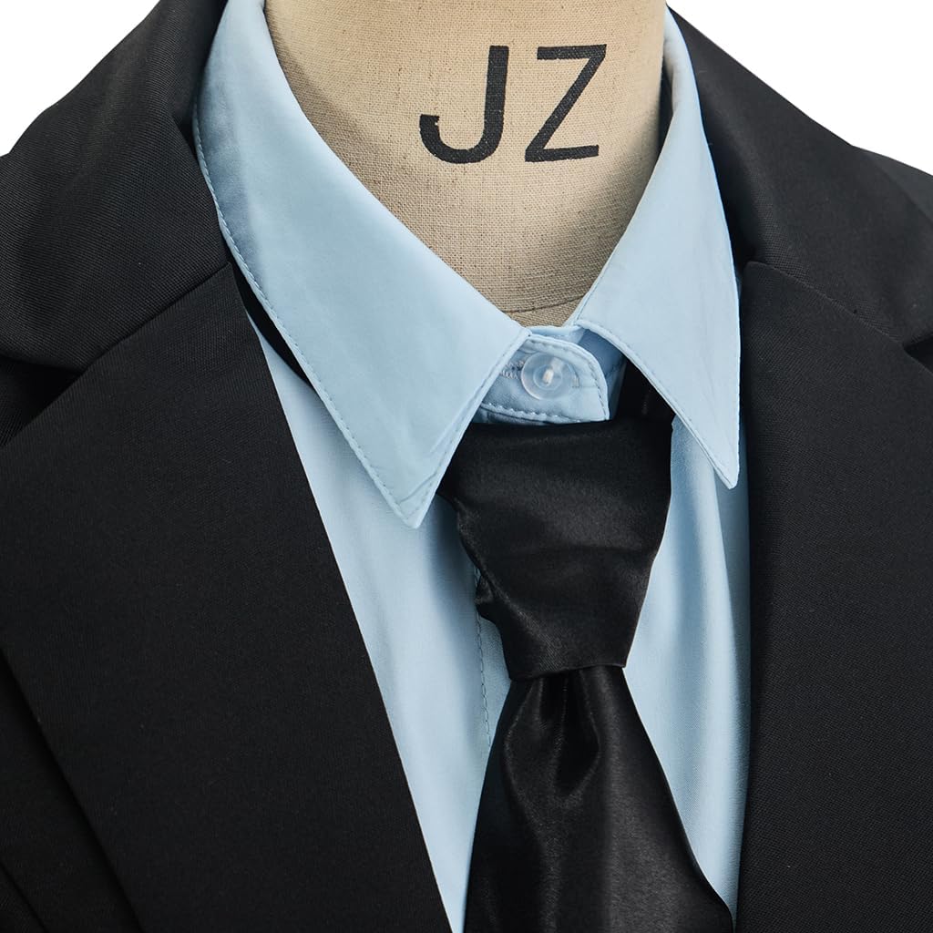 Mia Costume School Uniform Dress Suit Adult Women's Blazer Pleated Skirt Full Set - Image 5