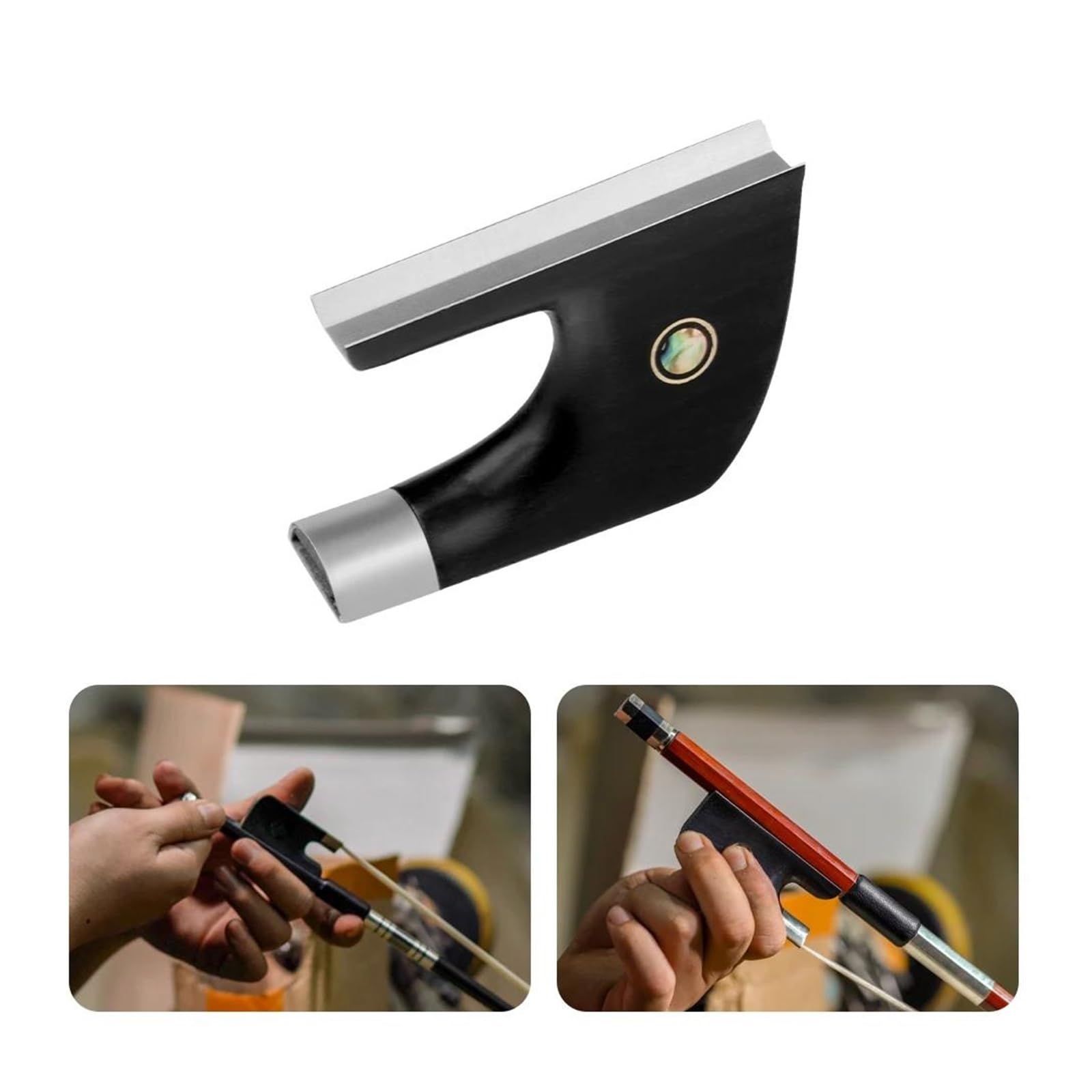 Akcesoria Skrzypiec Zestaw Żaba Do Smyczka Kontrabasowego 4/4 DIY Akcesoria