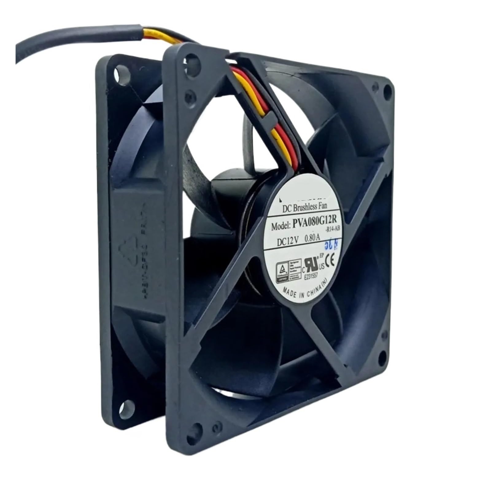 ANERTQUIH PVA080G12R 8025 12V 0.80A 3-pin 8cm Cooling Fan