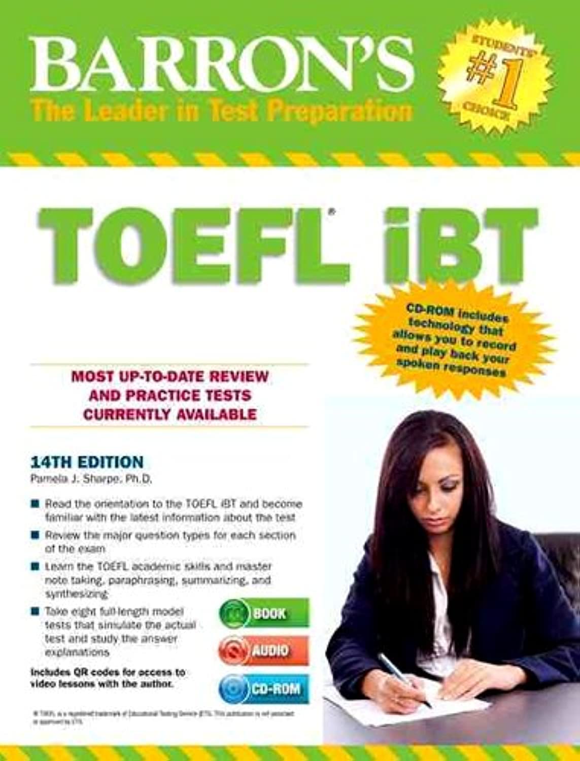 Barron's TOEFL iBT with Audio CDs and CD-ROM Fourteenth Edition