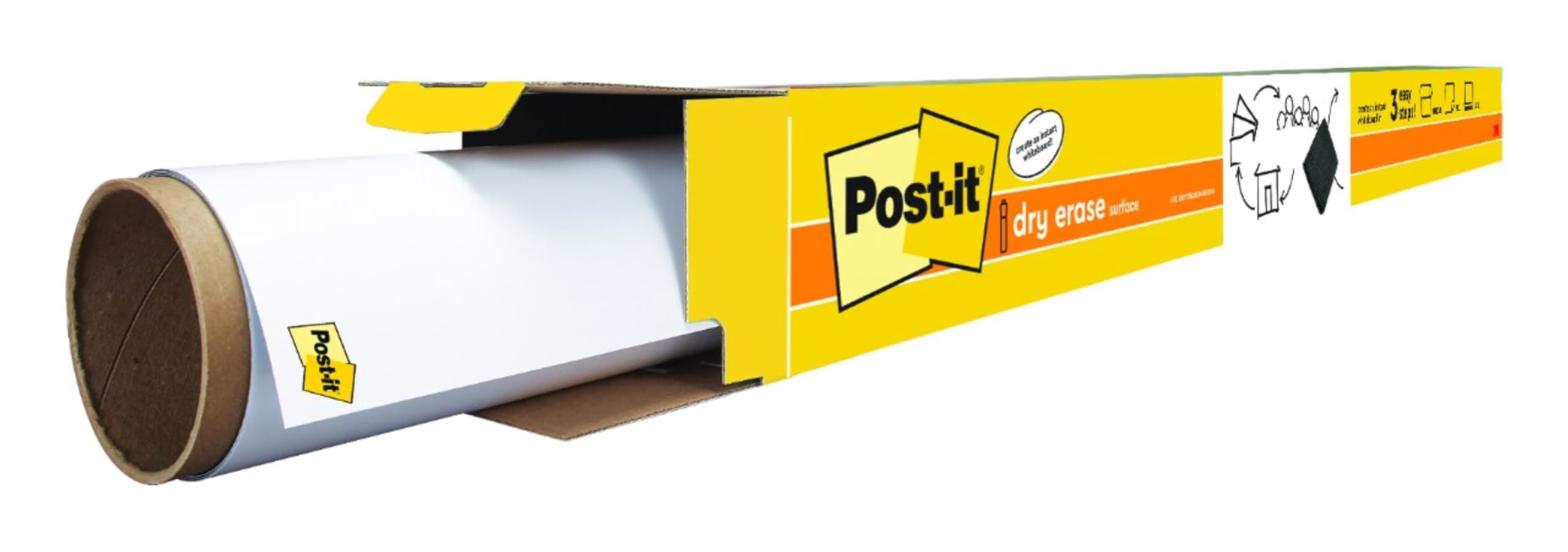 Post-it Dry Erase Surface (8 ft x 4 ft) - Great for Tables, Desks and Other Surfaces!