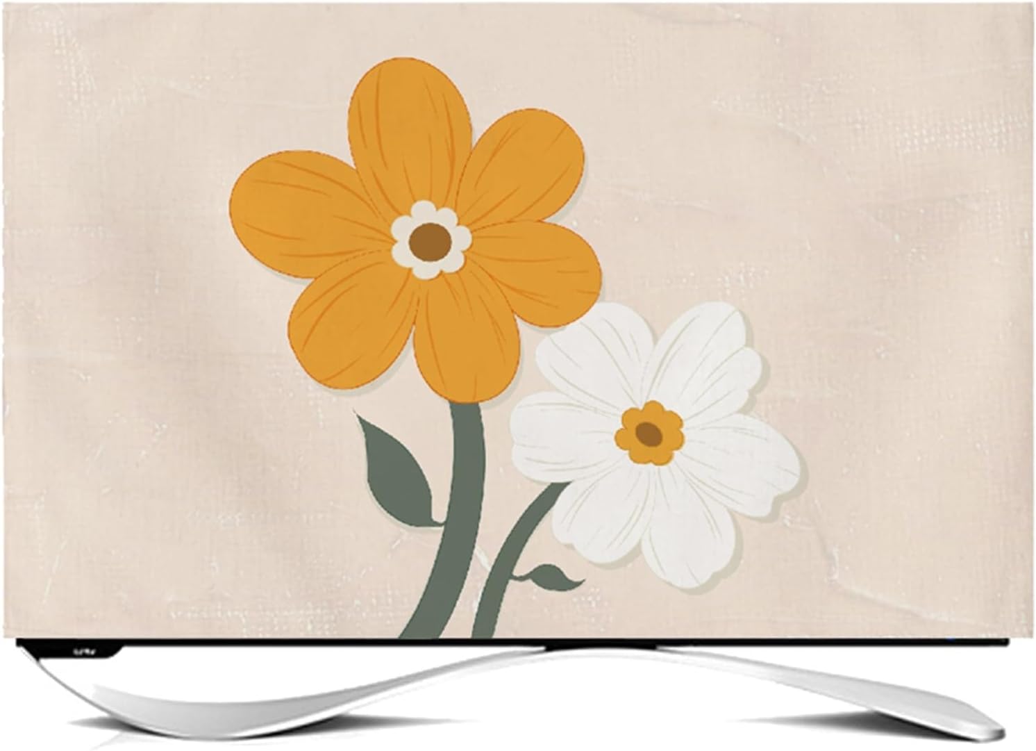 GANTEC Indoor TV Cover, Indoor TV Dust Cover For Flat And Curved TV