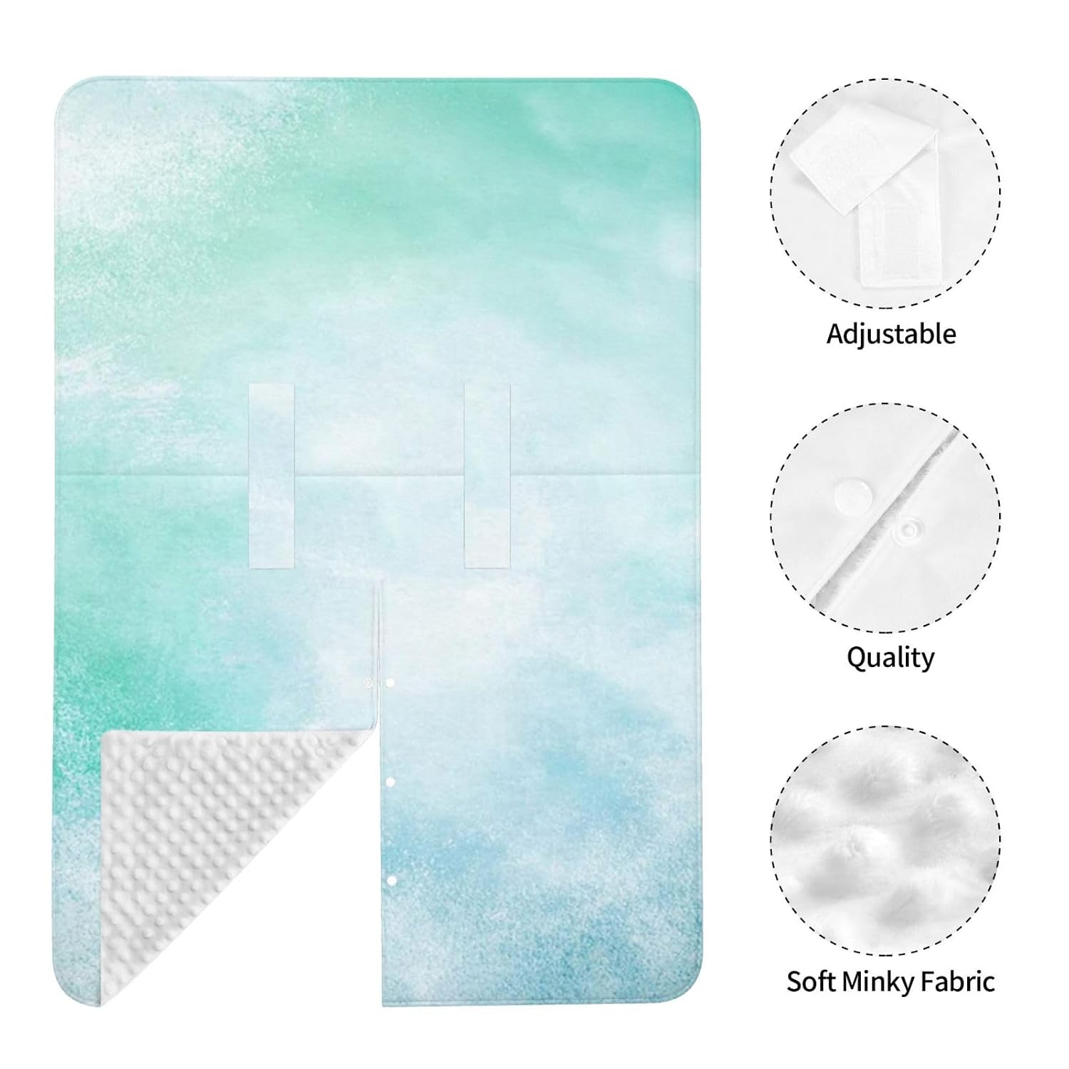 Seamless Kids Sea Life Ocean Animals Baby Car Seat Cover & Breastfeeding Nursing Cover - Breathable Stretch Fabric Multi-Use