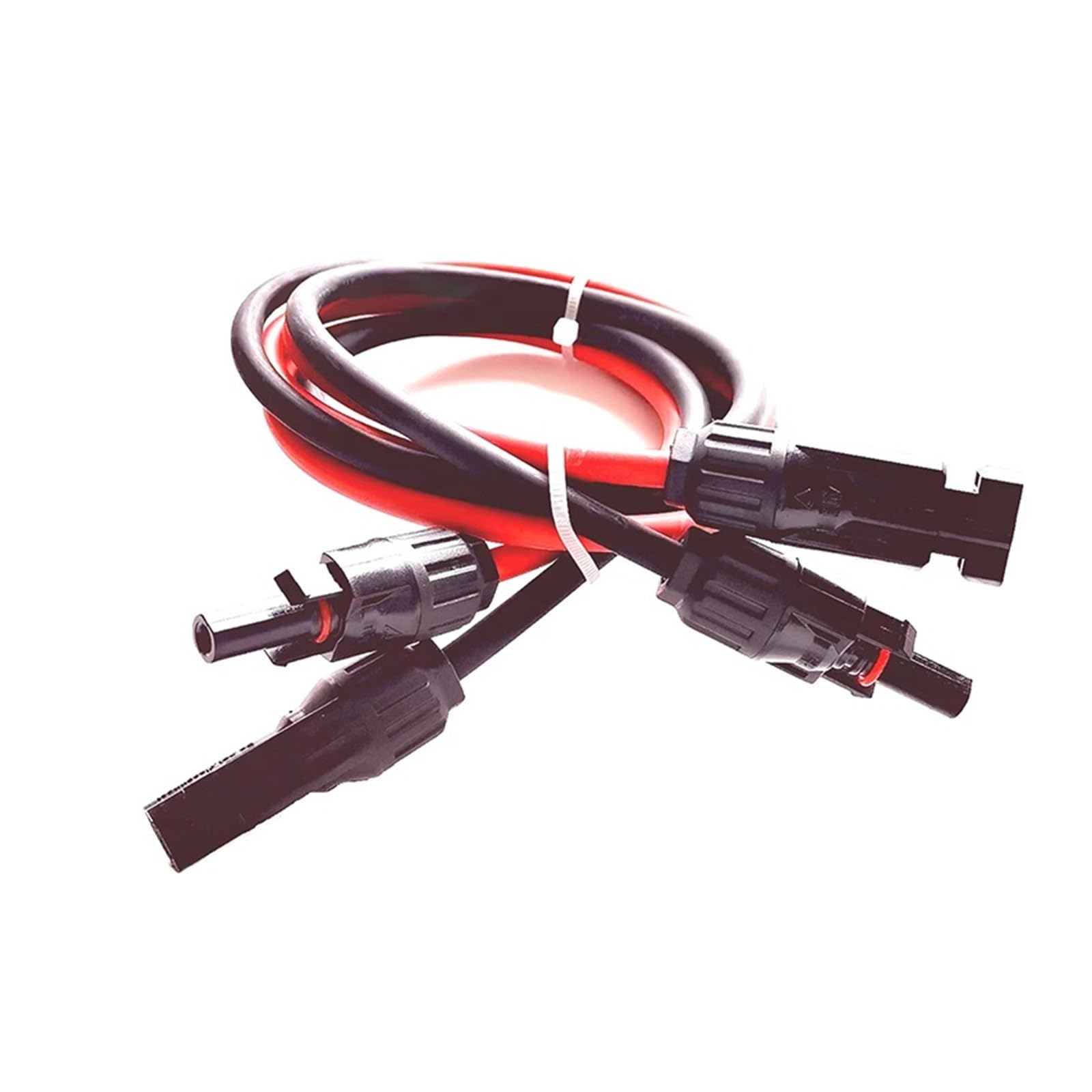 Wtyczka solarna 1 m, 2 m, 3 m, 5 m, 10 m, 20 m, 30 m, solarny kabel przyłączeniowy miedziany PV 2,5 mm2, 4 mm2, 6 mm2, z wtyczką, ocynkowany przewód miedziany 10, 12, 14AWG (14 AWG-2,5 mm2,3 m