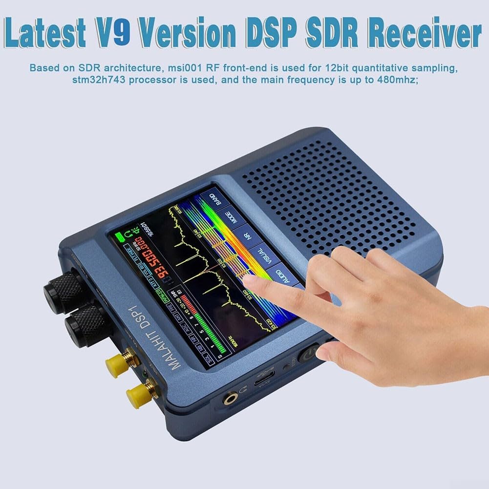 DSP1 1.10d 50KHz-250MHz 400MHz-2GHz Malachite S DR ricevitore Full Mode