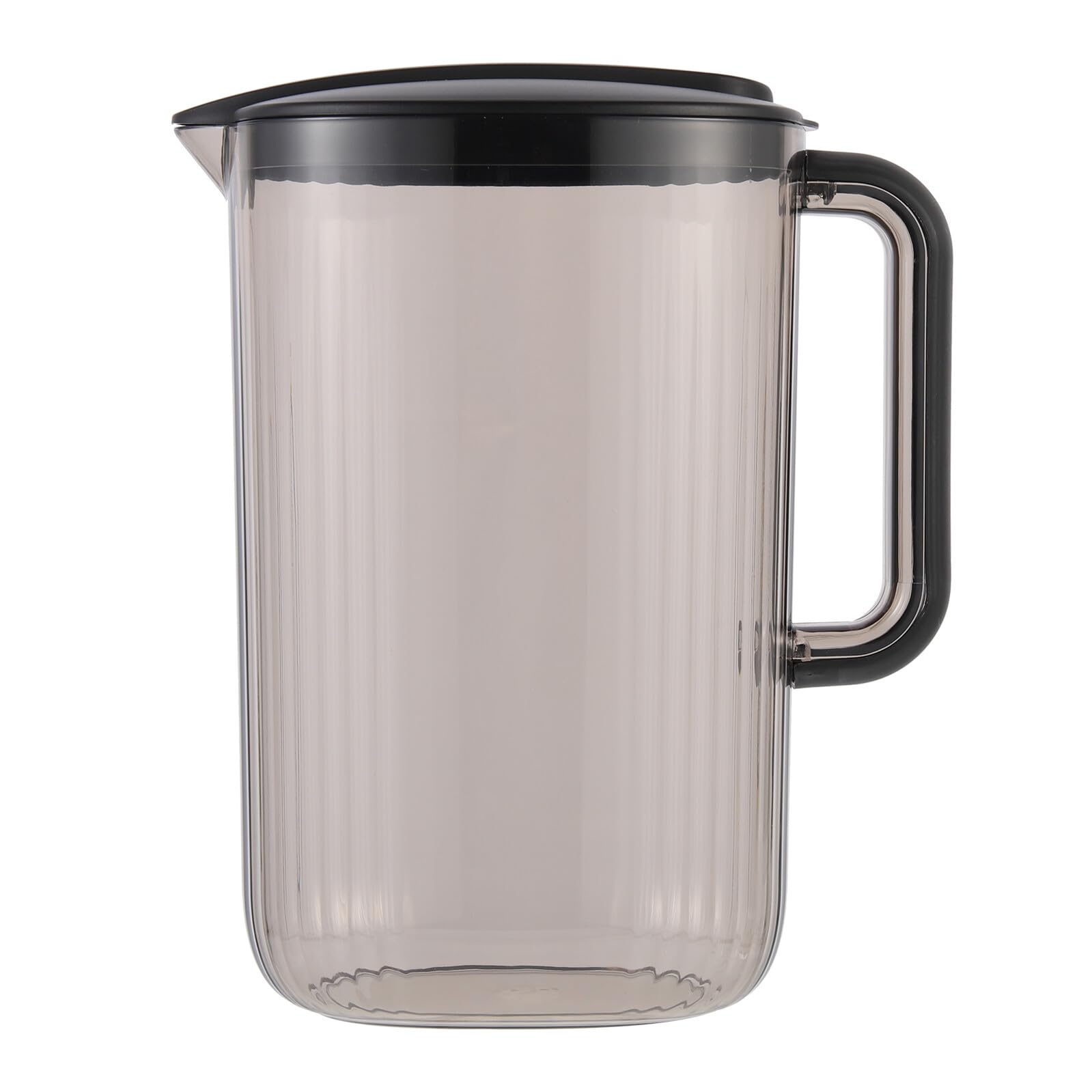 BESPORTBLE Jarra de Agua Fría Grande de Plástico Negro, Recipiente para Bebidas Domésticas, Hervidor Práctico para Refrigerador, Adecuado para Jugo y Té Frío Hogar y Oficina