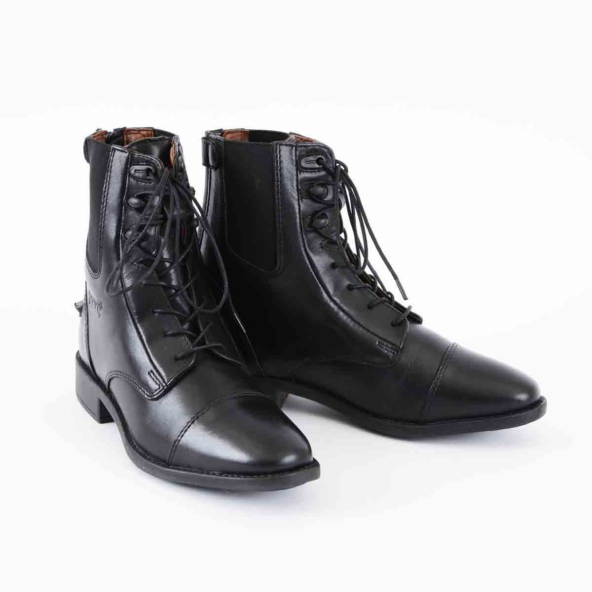 Unbekannt Schnürstiefelette Belfort, Schwarz, 41