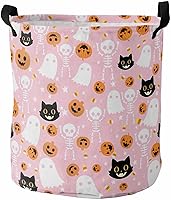 Vista 12 de Boho Western - Cesta de lavandería grande, bolsa plegable con asas de fácil transporte, canasta independiente plegable impermeable de 16.5 x 17