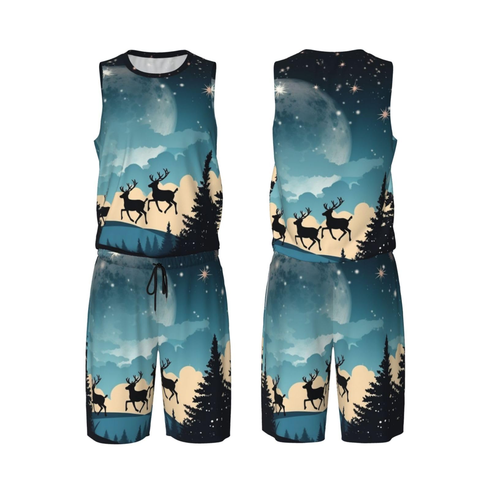 Maillot de basket-ball d'hiver de Noël homme : restez au chaud et performant sur le terrain - 8