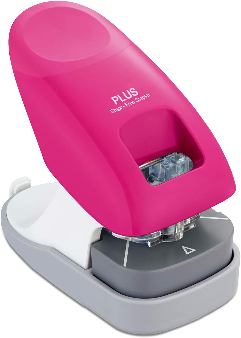 PLUS Paper Clinch Stapleless Stapler (Premium Pink)