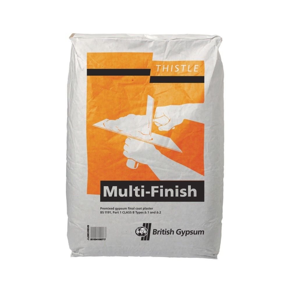 Thistle Multi Finish Plaster British Gypsum 25kg - FREE Delivery