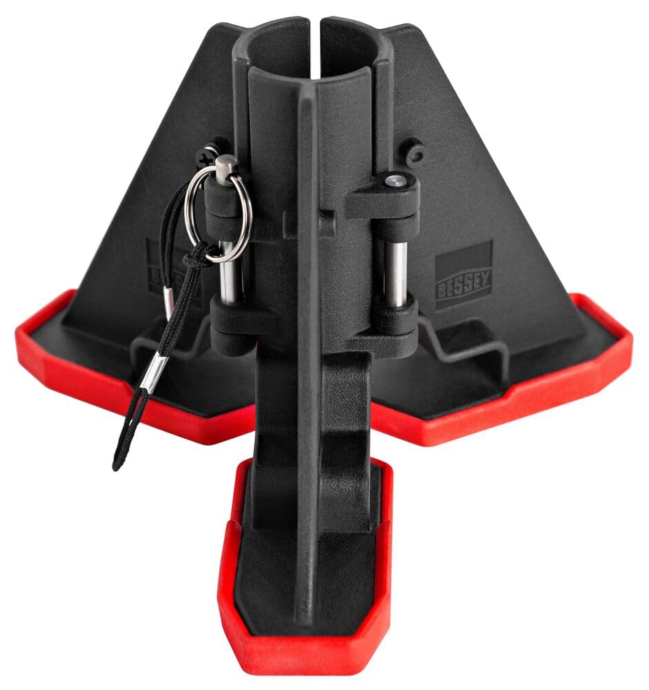 Bessey Black, Red Ste-Kbs Construction Tripod, Suitable For Ste55 And Ste90, Lightweight And Stable Construction Thanks To Aluminium Profiles And Fibreglass-Reinforced Plastic, Weight 0.27