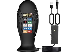 Best Outdoor Antenna for TV Without Cable - Amplified HDTV Antenna Supports 4K 1080p