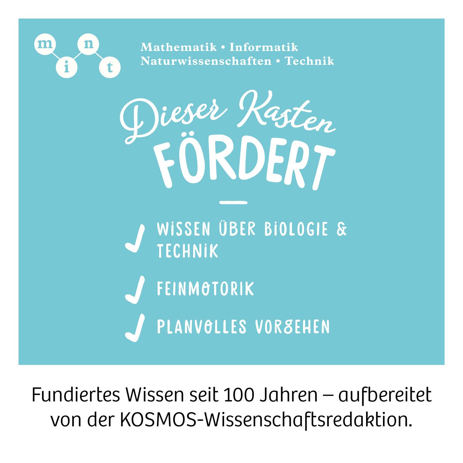 Kosmos 621476 Solar-Flower, rotierende Blütenblätter, Bewegungs-Effekt durch Solarzellen Motor und clevere Mechanik, Experimentierset für Kinder ab 8 Jahre, DIY, Sonnenenergie