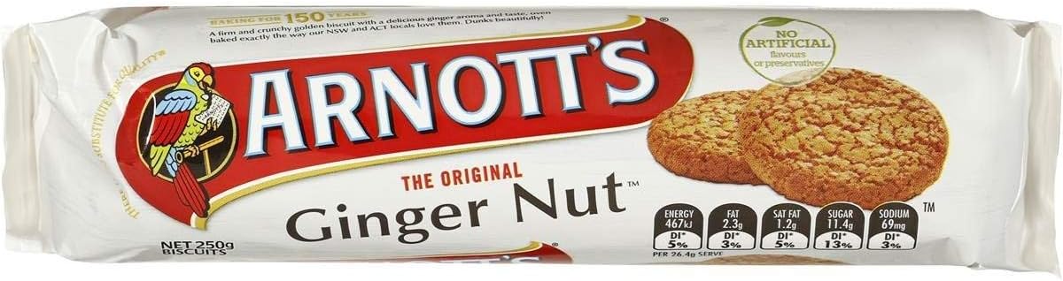 アーノットジンジャーナット250g