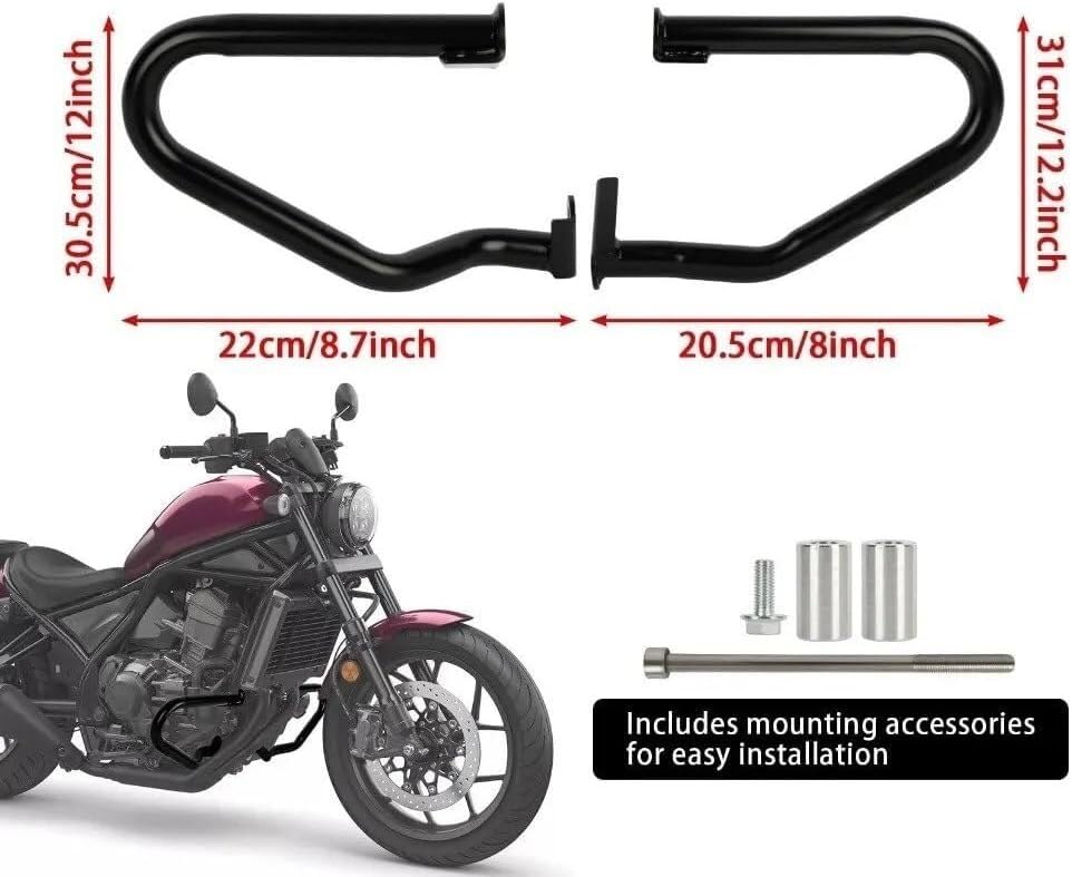 Éviter casse carter Rebel 1100 avec barre de protection - 3