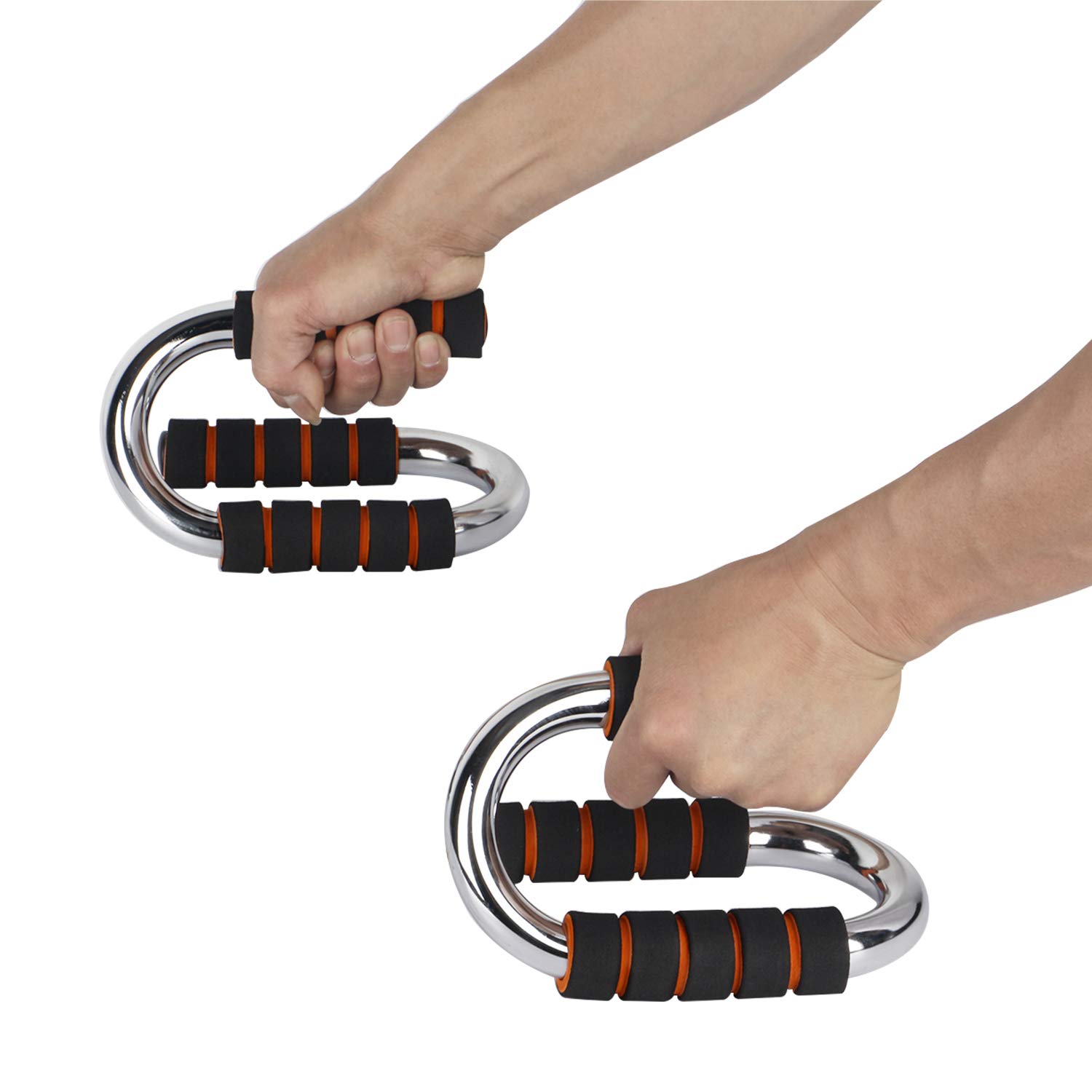 Sponsored Ad – FOCUHUNTER Iron Core Athletics Push Up Bars, Strong Steel Push Up Stands Suitable for Any Pushup Training Program for Home, Gym