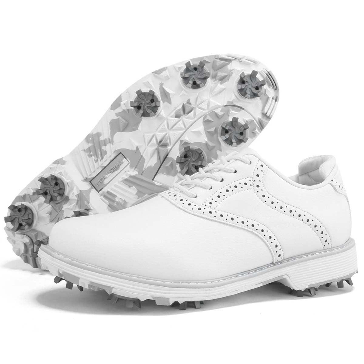 Zapatos de Golf de Cuero Impermeables para Mujer