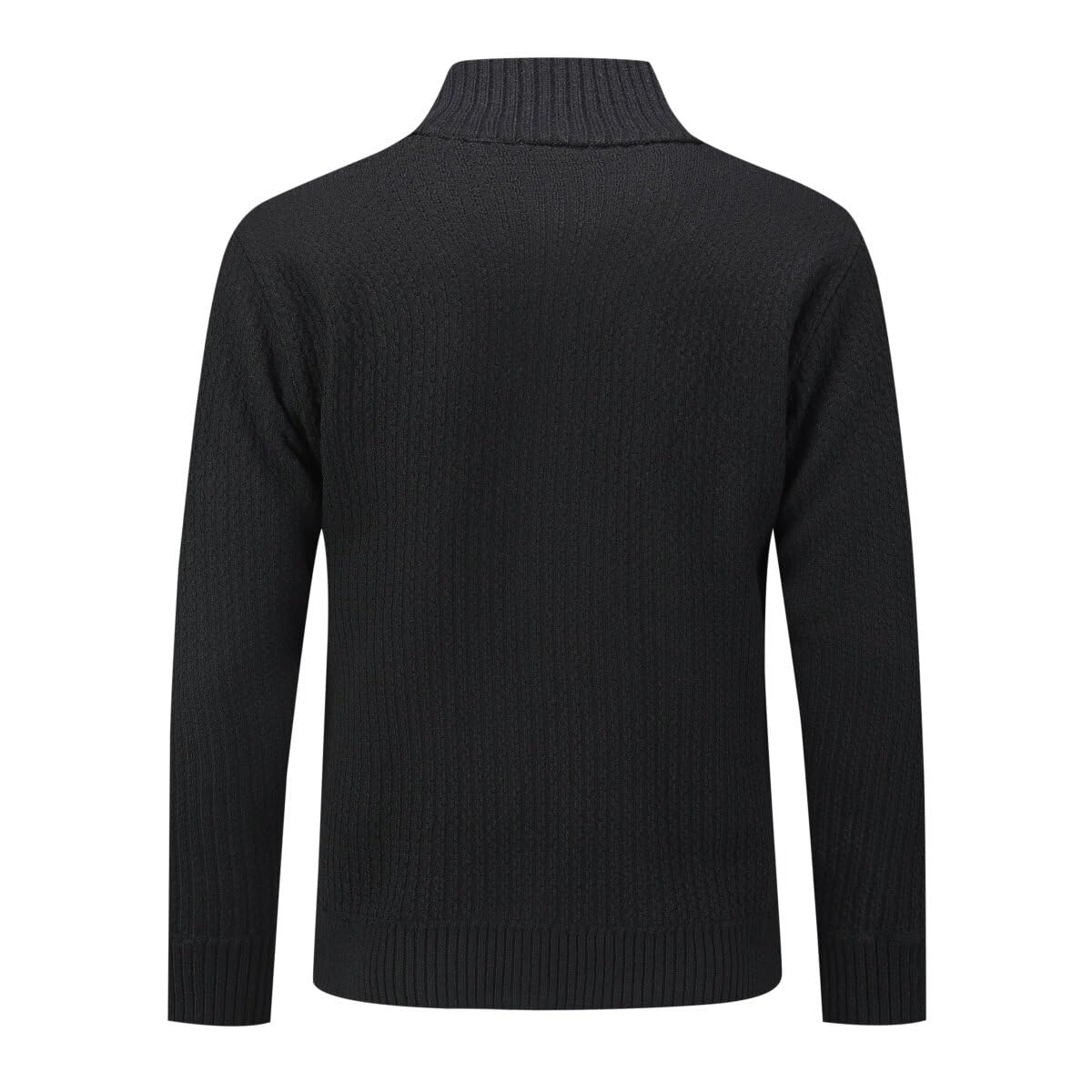 Allthemen Cardigan da Uomo con Cerniera con Colletto Rialzato Pollover Sweater Invernale Lavorato a Maglia